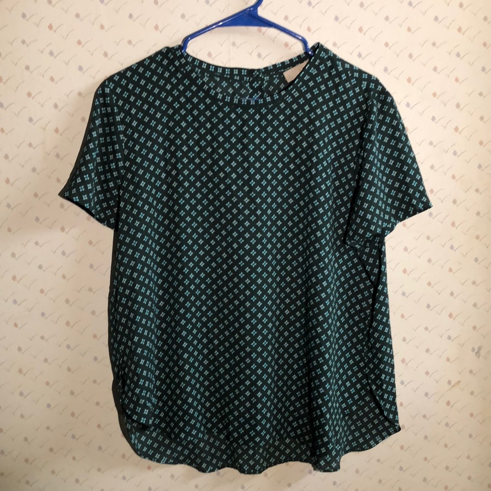 Turquoise Blouse from the LOFT